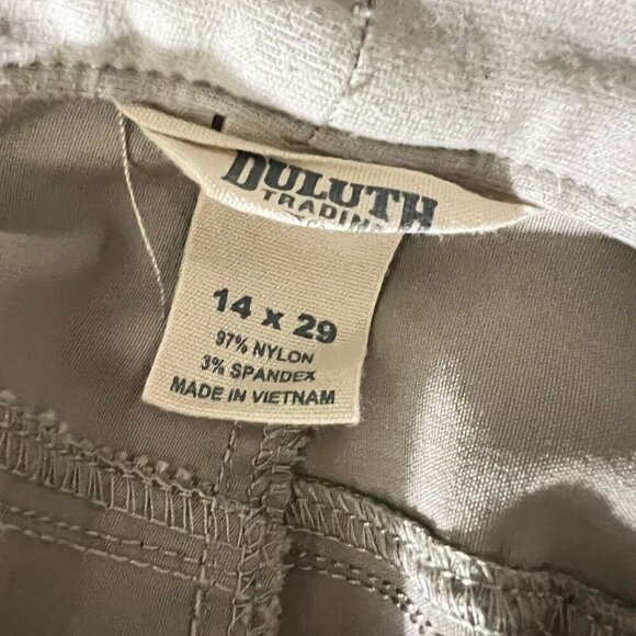 Duluth Trading Co Women’s Nylon Spandex Roll Tab Camp Hiking Pants Size 14 - Picture 4 of 9